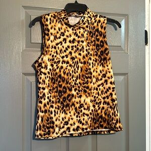 Cheetah tank top